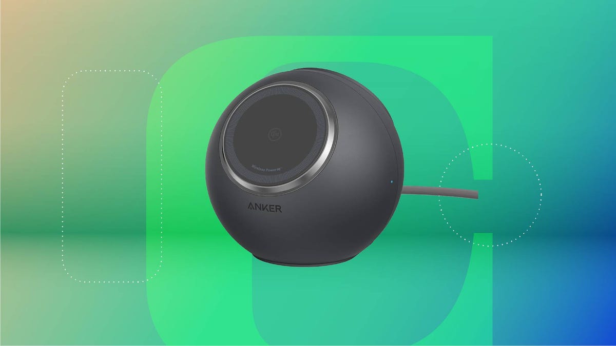Anker MagGo компактная зарядная станция с магнитной подставкой и 8 портами. Скидка 50 делает её отличным подарком. Быстрая зарядка до 67W.
