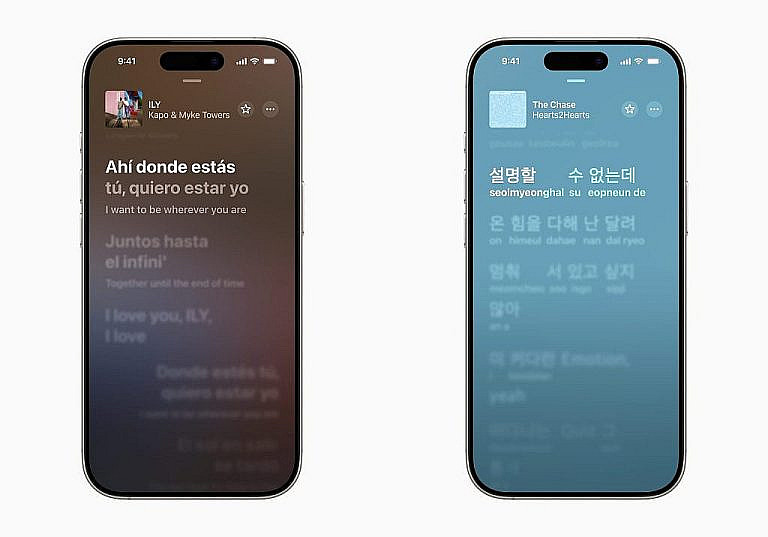 Apple Music в iOS 26: перевод текстов песен, подсказки по произношению и режим AutoMix. Новинки представлены на WWDC 2025.