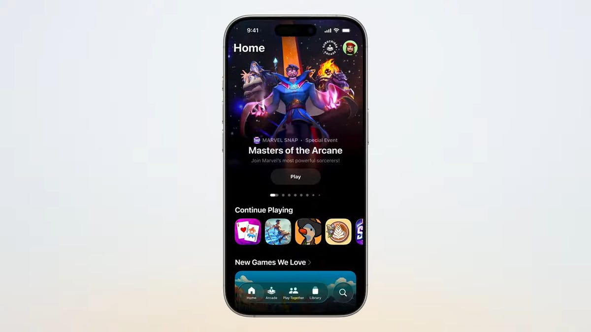 Apple представила игровой хаб Games на WWDC 2025 новый магазин для iPhone, iPad, Mac и Apple TV с интеграцией Apple Arcade.