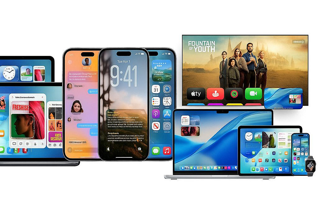 WWDC 2025: Liquid Glass, iOS 26, iPadOS 26, macOS Tahoe 26 и watchOS 26 с новым дизайном и функциями. Выпуск в сентябре.