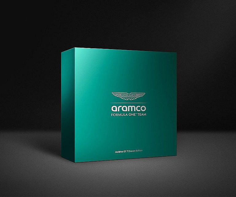 Aston Martin Aramco и realme представляют GT 7 Dream Edition флагманский смартфон с логотипом команды F1. Высокая производительность и премиальный дизайн.