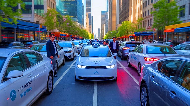 Автономное такси Waymo устроило бесконечный круговорот на парковке аэропорта. Технический сбой или системная проблема? Видео инцидента взорвало соцсети.