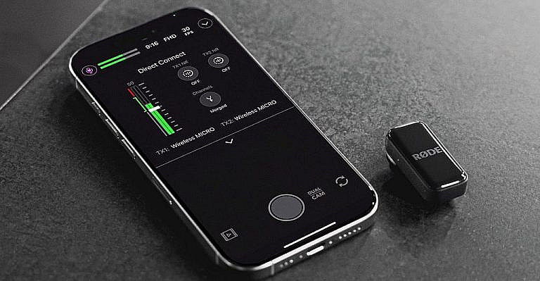Rode обновила прошивку Wireless Micro: теперь микрофоны подключаются напрямую к iPhone через Bluetooth без ресивера. Android-устройствам адаптер по-прежнему нужен. Добавлены шумоподавление и стереозвук.