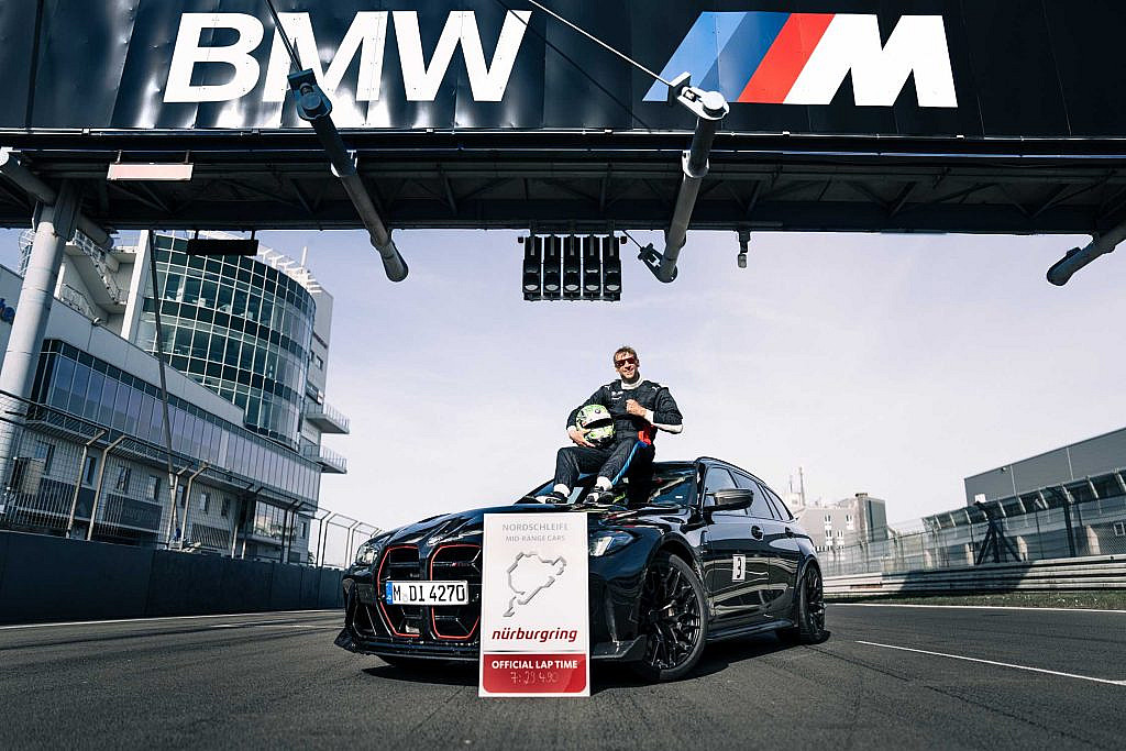 BMW M3 CS Touring установил рекорд Нюрбургринга среди универсалов с временем 7:29.490, подтвердив статус эталона динамики.