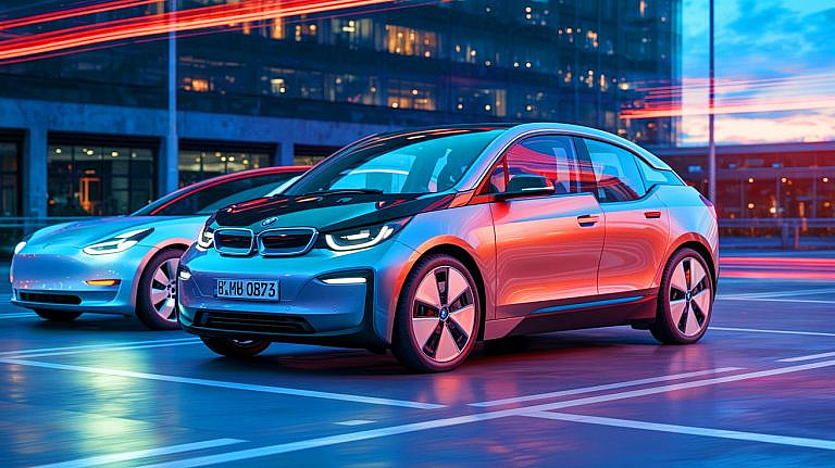 BMW i3 Neue Klasse - новый электромобиль с запасом хода до 900 км и мощностью 630 л.с. Конкуренция Tesla Model 3 с 2026 года.