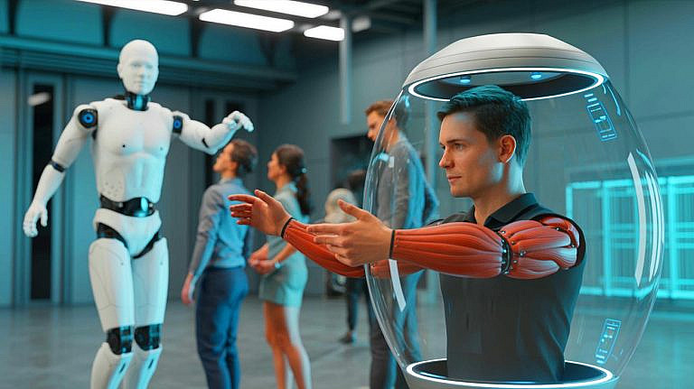 Японский стартап H2L представил Capsule Interface для управления роботами на расстоянии с передачей движений и физической силы.