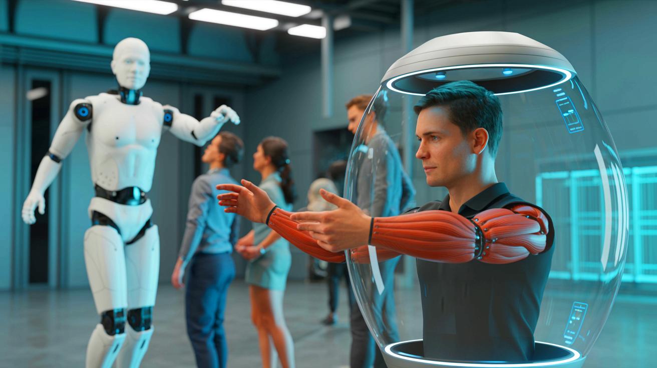 Японский стартап H2L представил Capsule Interface для управления роботами на расстоянии с передачей движений и физической силы.