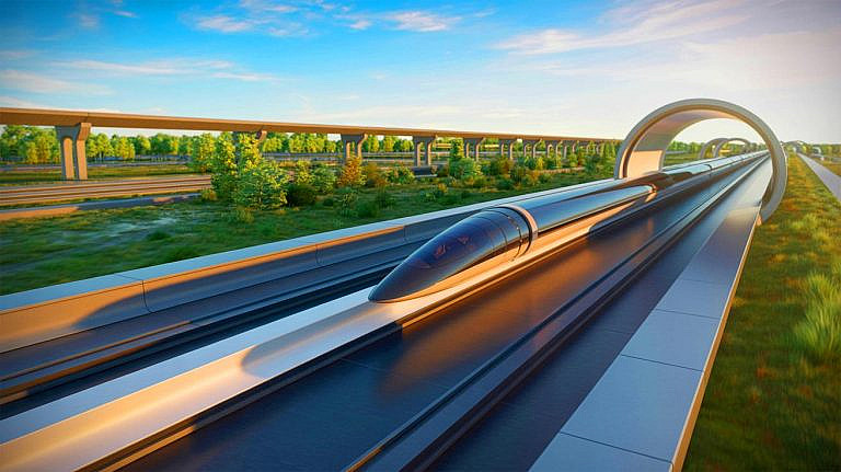 Hardt Hyperloop успешно испытала прототип поезда на магнитной подушке в Европе, достигнув 30 кмч. Технология будущего в действии.