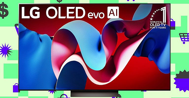 LG C4 OLED топовая модель с глубоким чёрным цветом, Dolby Vision и 144 Гц. Идеален для кино и игр. Сейчас с огромной скидкой!