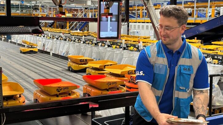 GLS внедрила 70 автономных роботов Libiao Robotics для сортировки посылок до 3 кг на складе в Билефельде, повышая эффективность логистики.