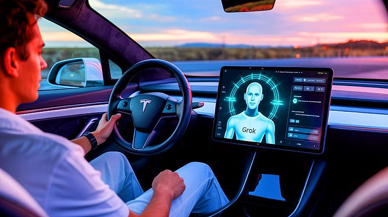 Grok от xAI в Tesla: умное взаимодействие с автомобилем. Обновление добавит диагностику, маршруты и напоминания. Технологии будущего уже здесь.