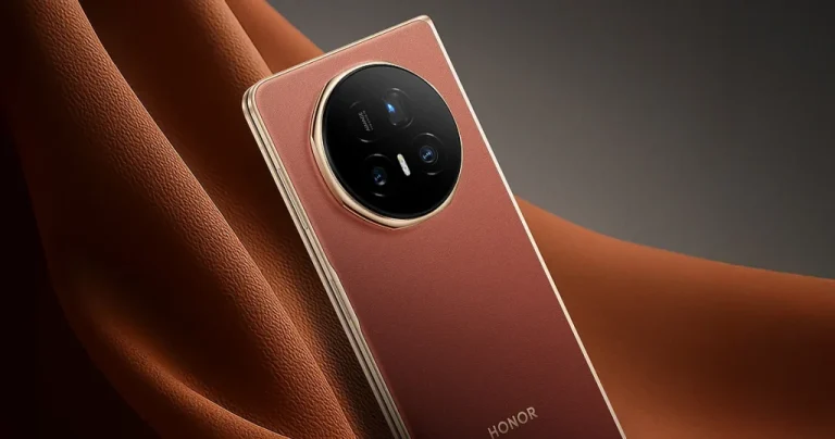 HONOR Magic V5 ультратонкий складной смартфон с рекордной батареей 5820 мАч, кремний-углеродной технологией и быстрой зарядкой.
