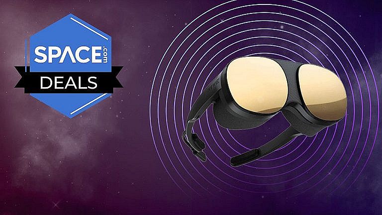 HTC Vive Flow компактный VR-шлем за 299.99. Легкий, без проводов, идеален для кино и медитации. Скидка 200, выгодное предложение!