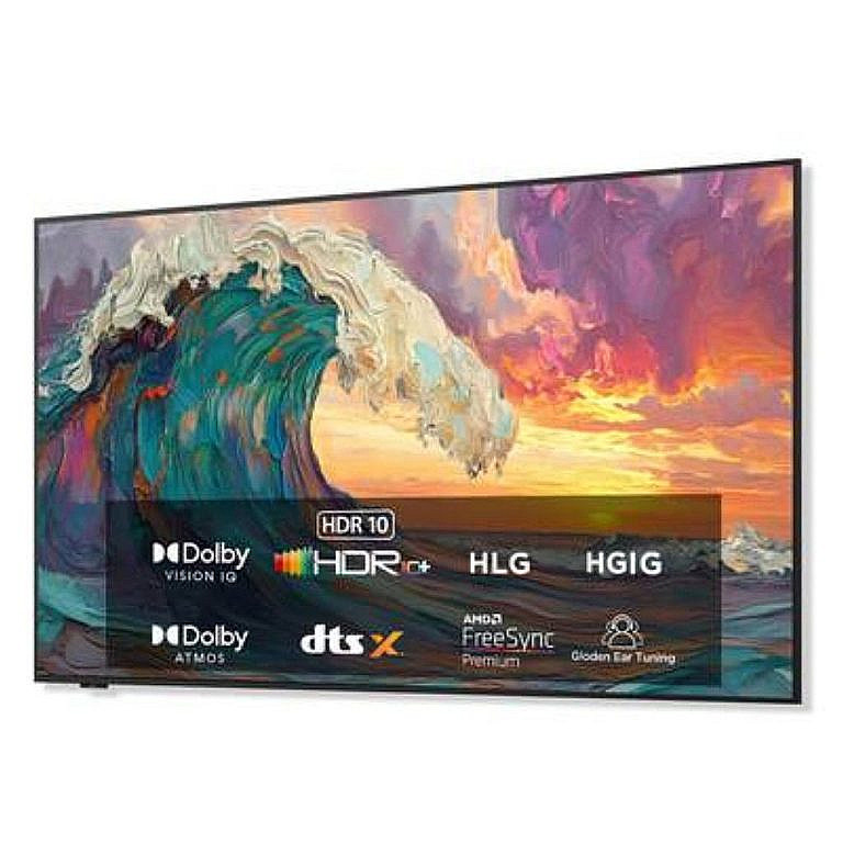 iFFALCON Mural TV ультратонкий 4K QLED-телевизор с дизайном цифровой галереи, частотой 144 Гц и поддержкой Dolby Vision IQ. Идеален для геймеров и ценителей искусства.