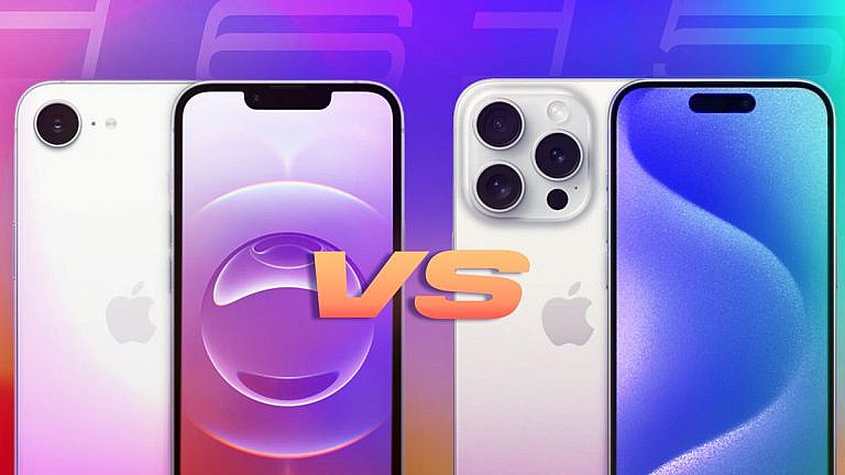 Сравнение iPhone 16E и iPhone 15 Pro: бюджетный новичок с A18 против мощного Pro с продвинутой камерой и MagSafe.