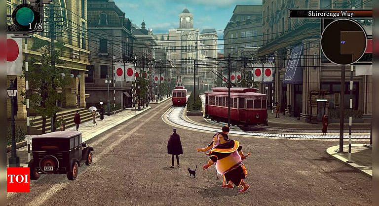 В RAIDOU Remastered быстрое перемещение открывается после визита в особняк Дайдоудзи. Система Express Streetcar экономит время, но требует иен.