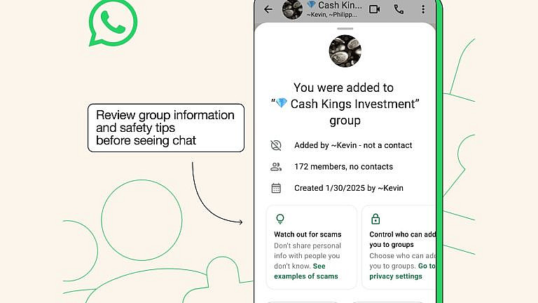 WhatsApp усиливает безопасность: новые меры защиты от мошенников, контроль добавления в группы и предупреждения о подозрительных сообщениях.