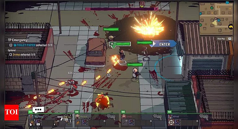 Guntouchables хаотичный шутер в жанре roguelike с мультиплеером. Создавай лобби, зови друзей и уничтожай мутантов вместе!