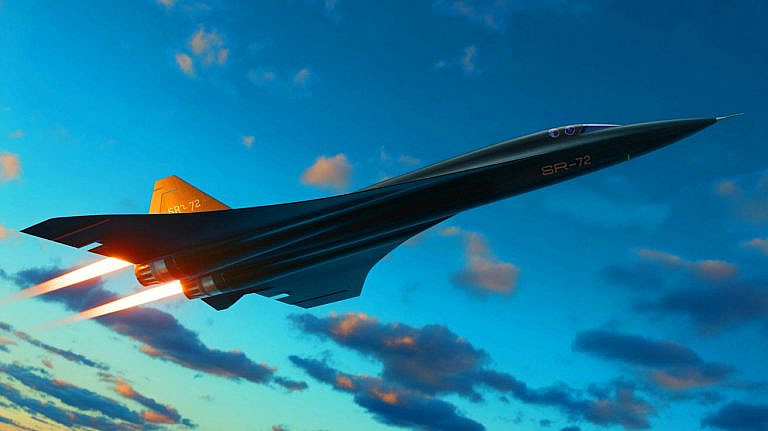SR-72 Darkstar гиперзвуковой разведчик нового поколения от Lockheed Martin. Скорость до Mach 6, преемник SR-71 Blackbird. Технологии будущего уже сегодня.