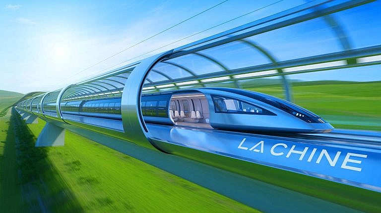 Китайский Hyperloop разгоняется до 4000 кмч, используя магнитную левитацию и вакуумные трубы. Технология обещает революцию в транспорте.