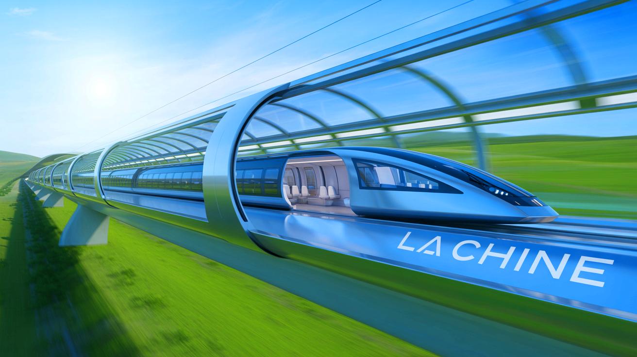 Китайский Hyperloop разгоняется до 4000 кмч, используя магнитную левитацию и вакуумные трубы. Технология обещает революцию в транспорте.