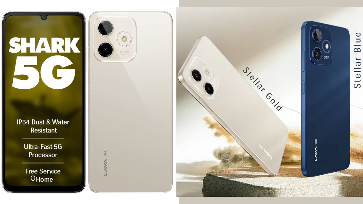 Lava Shark 5G новый бюджетный смартфон с 6,75-дюймовым HD экраном 90 Гц, процессором Unisoc T765, 5G, 5000 мАч батареей и Android 15. Цена 7999 рупий.