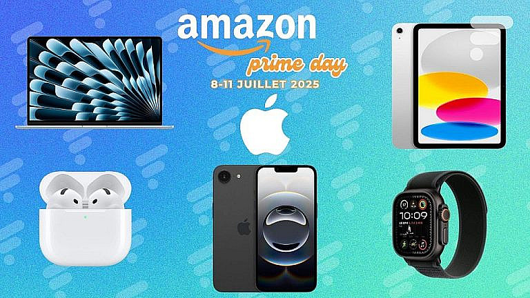Лучшие скидки на технику Apple в Prime Day 2025: iPhone 16e, iPad 11, AirPods 4, MacBook Air 15 M4 и другие модели со скидками до 30.