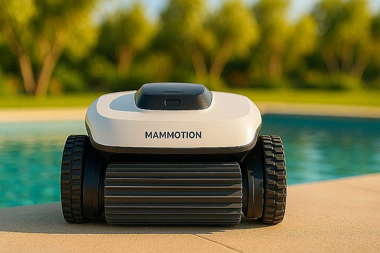 Spino E1 робот для чистки бассейнов от Mammotion с 5 режимами уборки, производительностью 5800 GPH и ценой 599 евро.