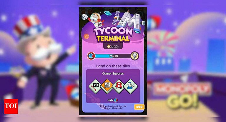 В Monopoly GO ивент Tycoon Terminal с космической тематикой: собирайте шлемы астронавтов и получайте награды до 11 июня 2025 года.