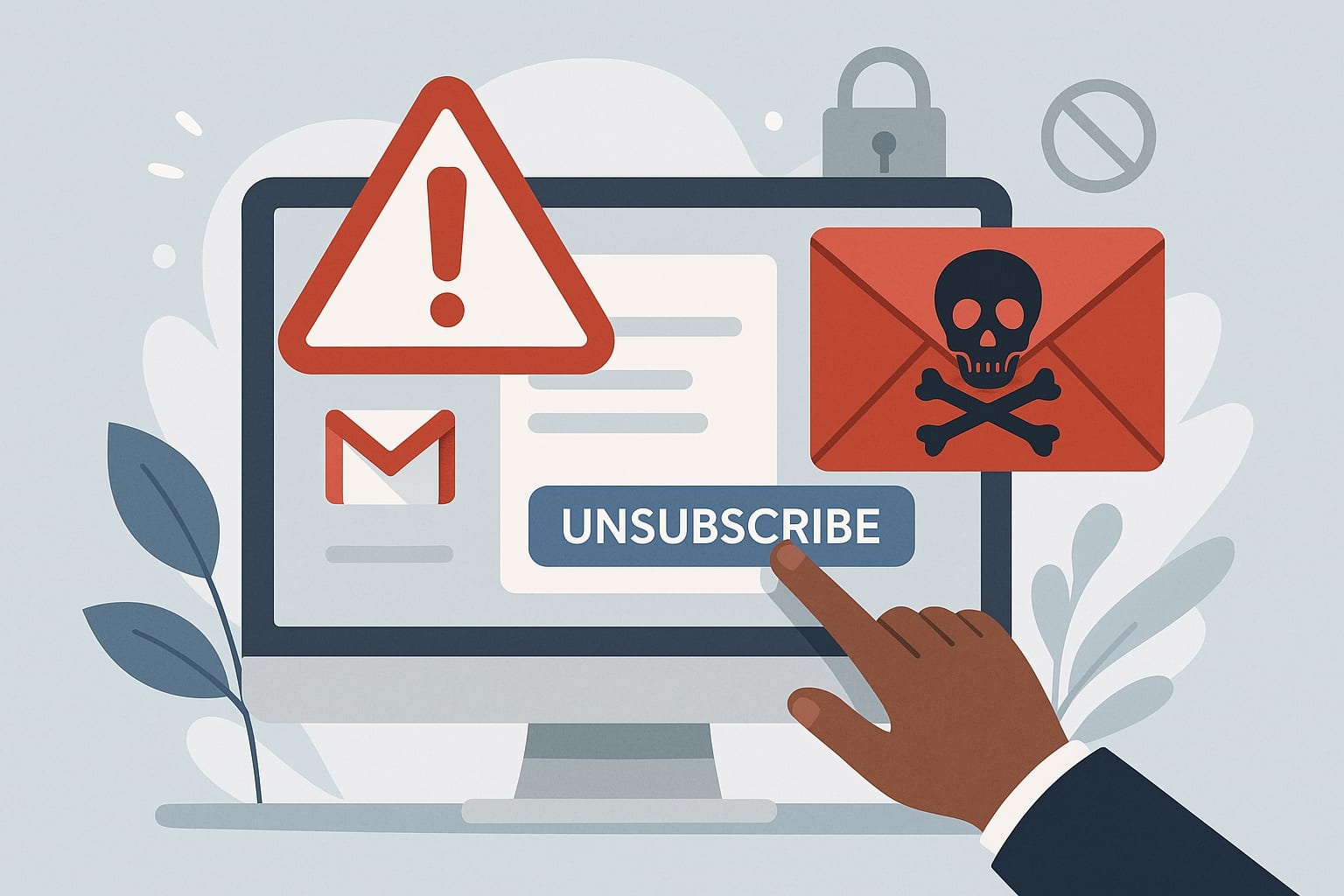 Новый фишинг в Gmail: мошенники используют кнопку 'Отписаться' для кражи данных. Как защититься и не стать жертвой.