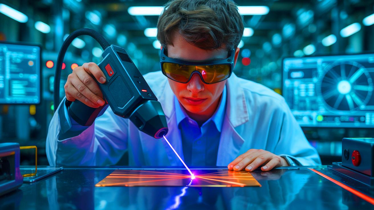 YouTube-блогер Styropyro создал лазер мощностью 250 Вт, способный плавить титан и алмазы. Устройство в 50 000 раз мощнее легальных указок.