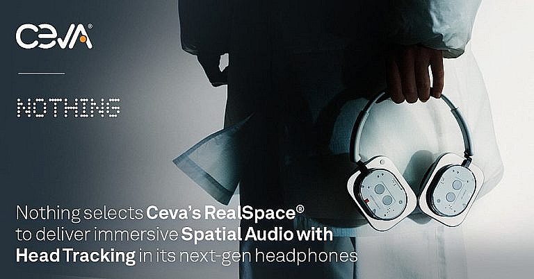 Nothing интегрировал технологию RealSpace в свои наушники для объемного звука с динамическим отслеживанием поворотов головы.