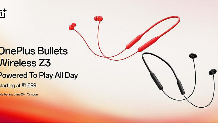 OnePlus Bullets Wireless Z3: беспроводная гарнитура с 3D-звуком, автономностью до 36 часов и защитой IP55. Цена от 1,699.