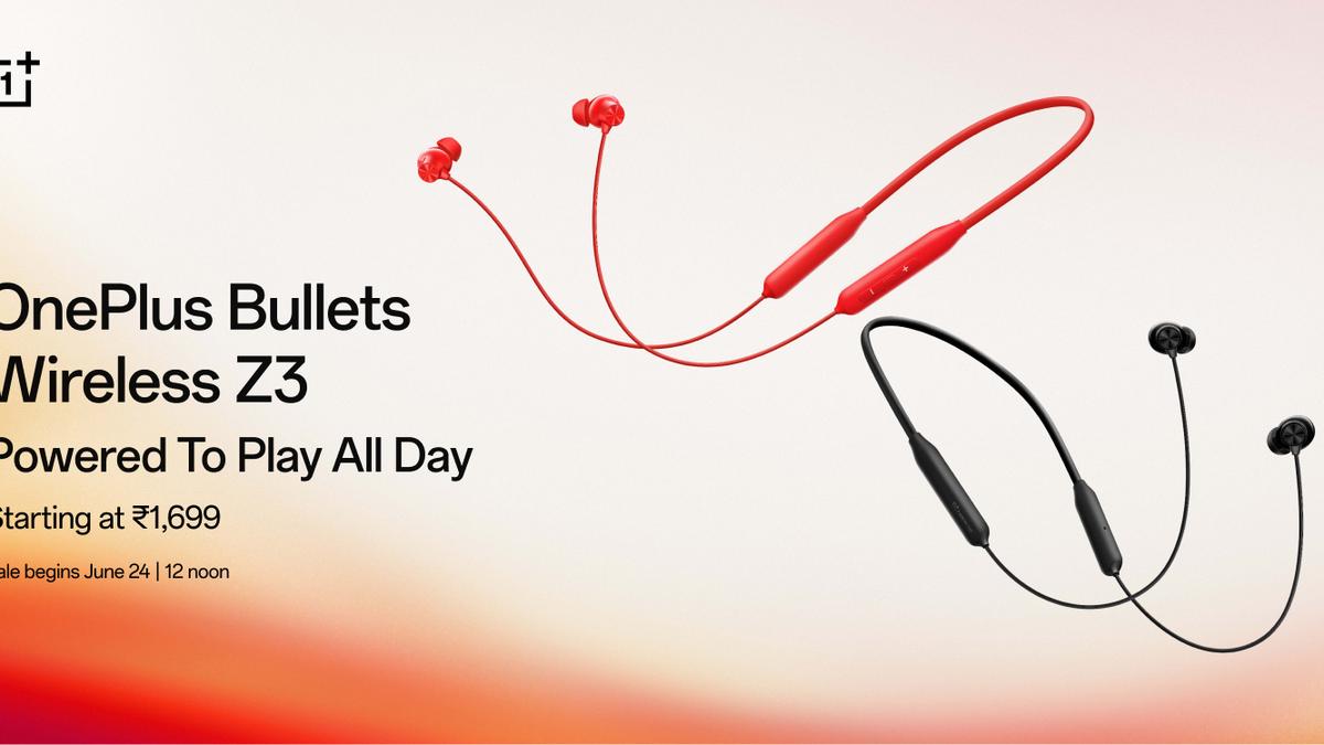 OnePlus Bullets Wireless Z3: беспроводная гарнитура с 3D-звуком, автономностью до 36 часов и защитой IP55. Цена от 1,699.
