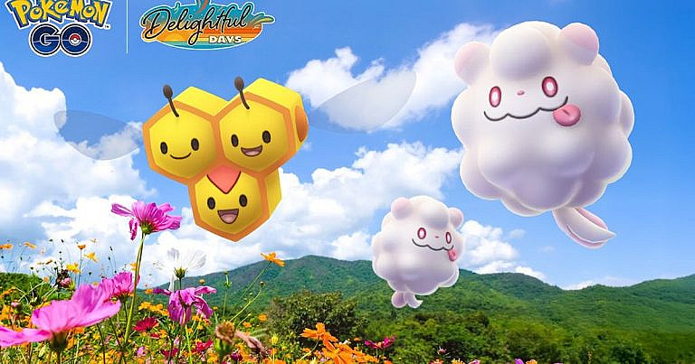 Событие Sweet Swarm в Pokemon Go: ловите блестящих Combee и Swirlix до 6 августа. Повышенные шансы и бонусы!