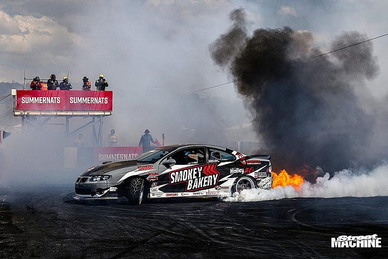 750-сильный Pontiac GTO 2006 года от Хосе Агилара покорил Summernats 37 в Австралии. Дрифт-кар с LS3 и нагнетателем Vortech.