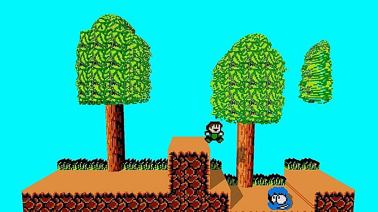 3D-эмулятор NES 3dSen превращает классические 2D-игры в трехмерные миры с поддержкой VR. Доступен на Steam для Windows, Mac и Linux.