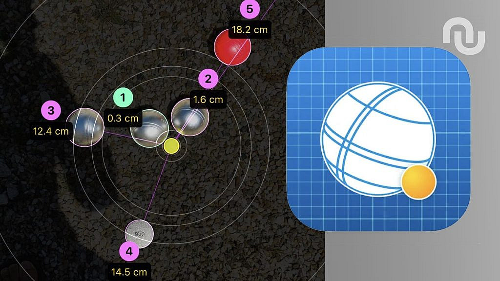 Приложение Petanque measure для iPhone точно измеряет расстояние шаров в петанке с помощью AR и нейросетей.