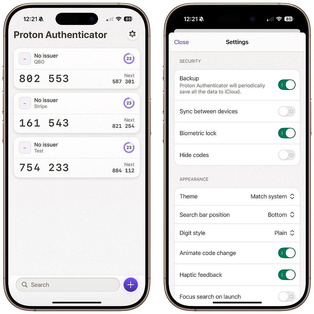 Proton Authenticator новое приложение для двухфакторной аутентификации с кроссплатформенной синхронизацией и поддержкой импорта аккаунтов.