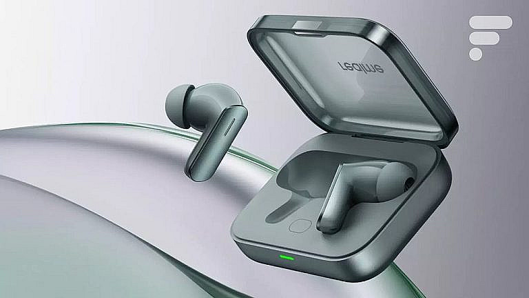 Realme Buds Air 7 беспроводные наушники с ANC до 52 дБ, Hi-Res звуком и автономностью до 52 часов. Скидка на Amazon до 59,99.