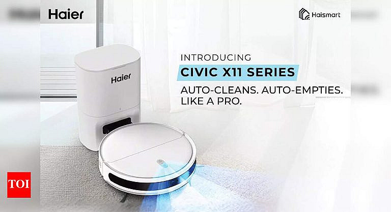 Новые роботы-пылесосы Haier CIVIC X11 с лазерной навигацией: мощное всасывание, умная уборка и интеграция с приложением HaiSmart. Доступны в Индии.