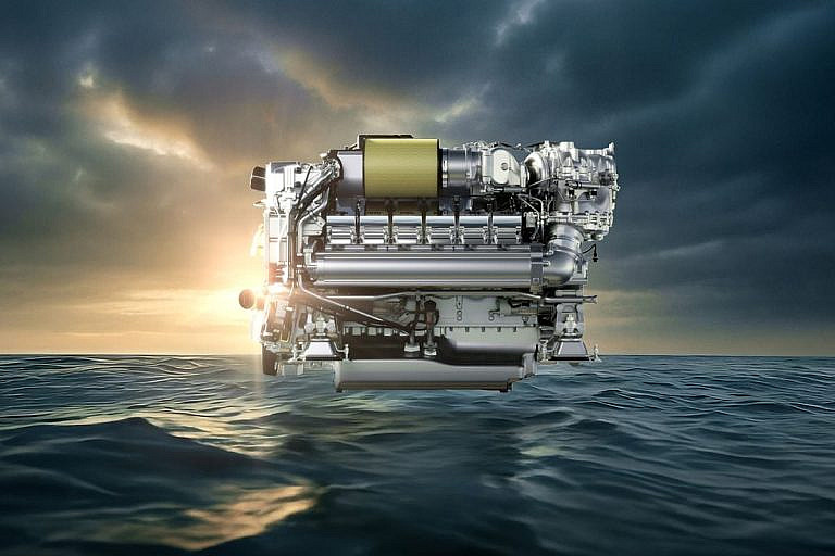 Новый дизельный двигатель Rolls-Royce 12V2000 M96Z для суперяхт: мощность 2222 л.с., экологичность и надёжность. Идеален для роскошных и патрульных судов.