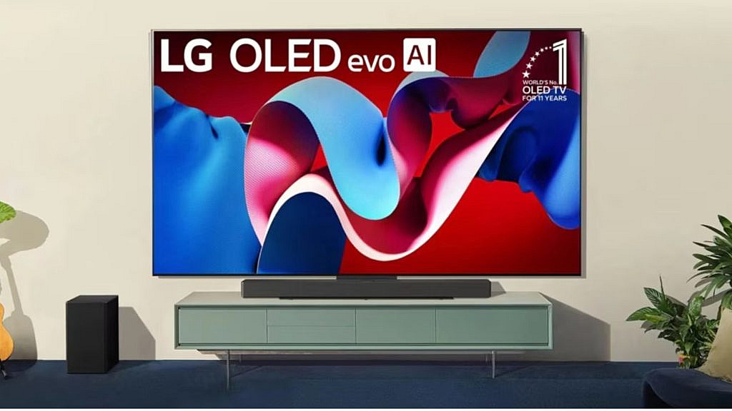 LG C4 OLED TV 77 дюймов по лучшей цене: скидка 700, теперь 1800. Идеальный выбор для кино и игр с Dolby Vision, 144 Гц и WebOS.