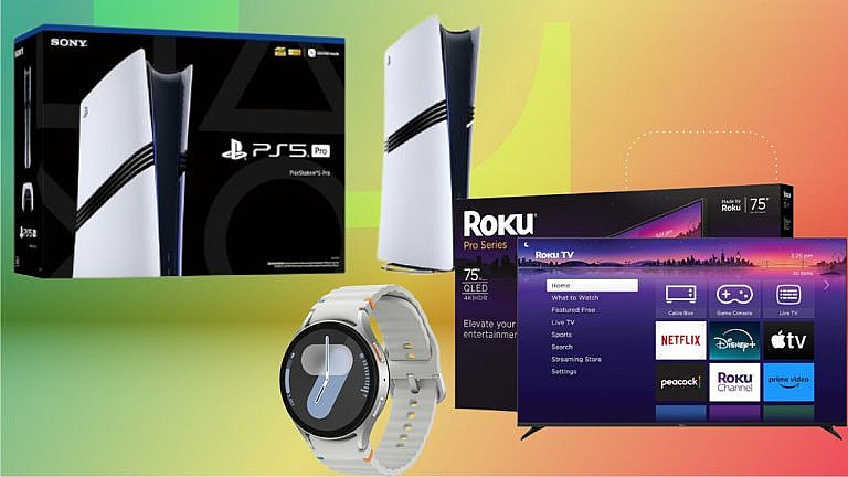 PlayStation 5 Pro за 649, Roku Smart TV за 800 и Samsung Galaxy Watch 7 за 230 выгодные скидки на технику в Amazon.