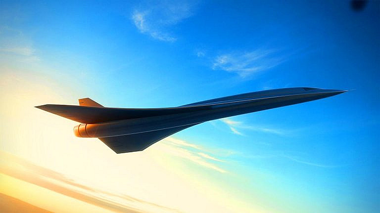 Концепт гиперзвукового самолета A-HyM от Оскара Виньялеса: скорость Mach 7,3, экологичность и комфорт для пассажиров будущего.