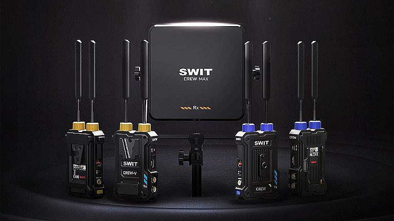 SWIT CREW беспроводная система передачи видео 1080p 60fps с задержкой 32 мс, дальностью до 3 км, поддержкой H.265 и AES-256. Цена от 2,899.