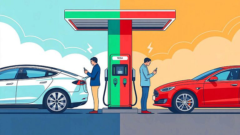Сравнение затрат на бензин и электроэнергию для электромобилей Tesla. Экономия, экология и будущее транспорта.