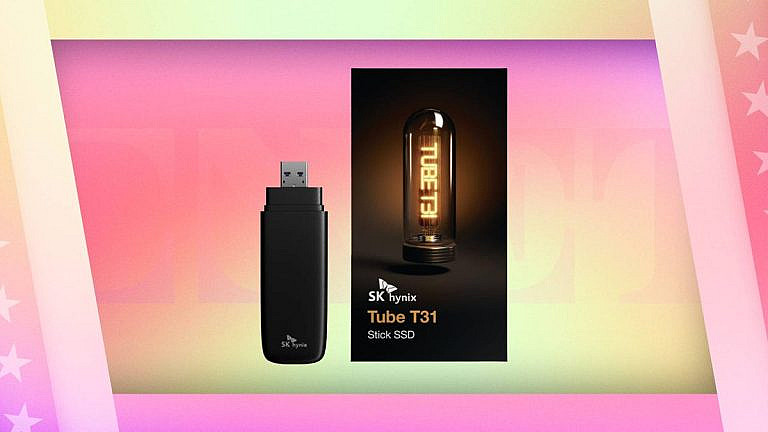 SK Hynix Tube T31 компактный SSD-накопитель 1 ТБ с USB-A 3.2 Gen2 за рекордные 60. Скорость до 1000 Мбитс, гарантия 3 года. Идеален для Mac, ПК и консолей.