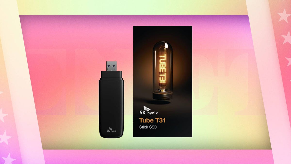 SK Hynix Tube T31 компактный SSD-накопитель 1 ТБ с USB-A 3.2 Gen2 за рекордные 60. Скорость до 1000 Мбитс, гарантия 3 года. Идеален для Mac, ПК и консолей.