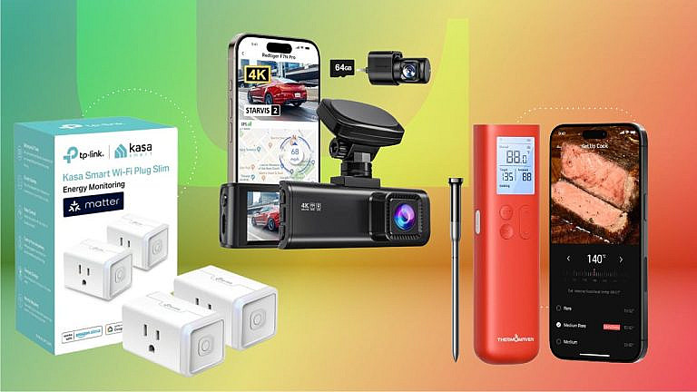 Выгодные предложения Amazon: видеорегистратор RedTiger F7N Pro, умные розетки Kasa и термометр ThermoMaven со скидками до 50. Идеально для летних поездок!